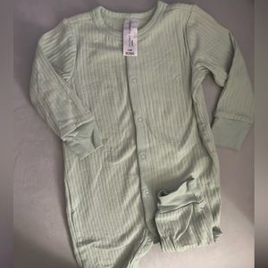 Light green pjs with matching night hat